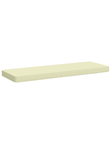 Cuscino per Panchina a 1 Pezzo VUGHT 100% Poliestere Crema