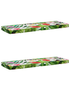 Cuscini per Panchina a 2 Pezzi VUGHT 2 pz 100% Poliestere