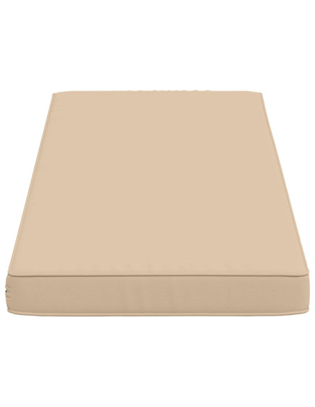 Cuscino per Panchina a 1 Pezzo VUGHT 100% Poliestere Crema