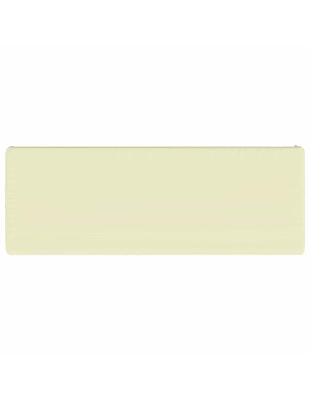 Cuscino per Panchina a 1 Pezzo VUGHT 100% Poliestere Crema