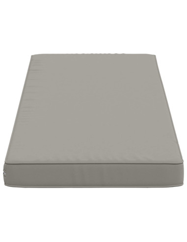 Cuscino per Panchina a 1 Pezzo VUGHT 100% Poliestere Grigio