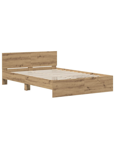 Struttura letto con testata Rovere Artigianale 140 x 190 cm