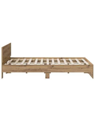 Struttura letto con testata Rovere Artigianale 140 x 190 cm