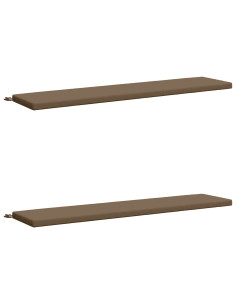 Cuscini per Panchina a 2 Pezzi SOEST 2 pz 100% Poliestere