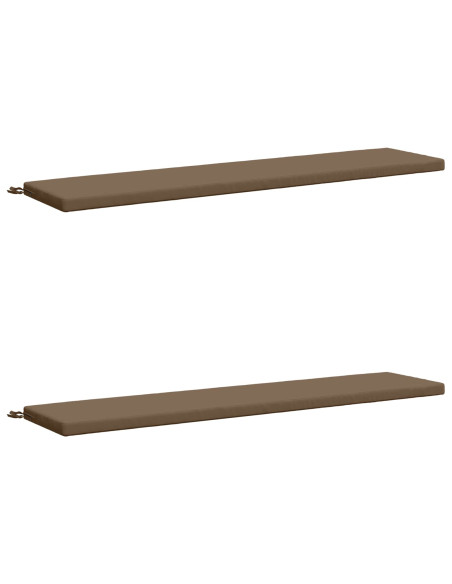 Cuscini per Panchina a 2 Pezzi SOEST 2 pz 100% Poliestere