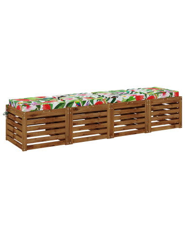 Cuscini per Sedia in 4 Pezzi SOEST 4 pz 100% Poliestere