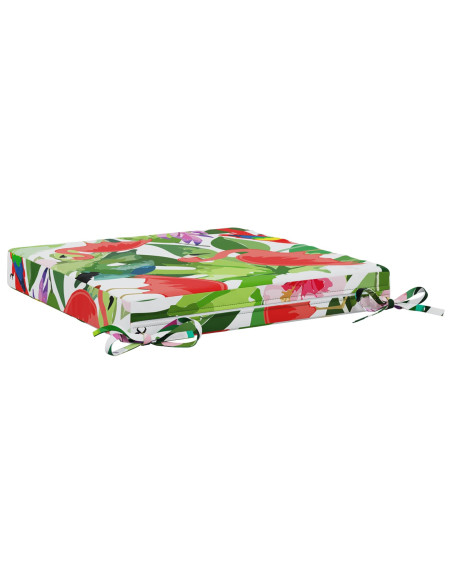 Cuscini per Sedia in 4 Pezzi SOEST 4 pz 100% Poliestere
