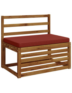 Cuscino per Panchina a 1 Pezzo VUGHT 100% Poliestere Rosso 2