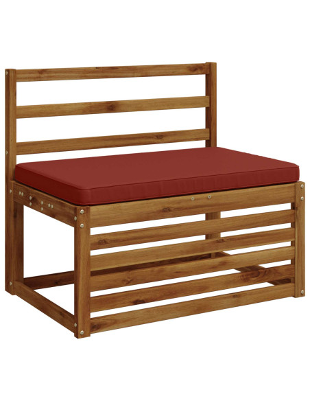 Cuscino per Panchina a 1 Pezzo VUGHT 100% Poliestere Rosso