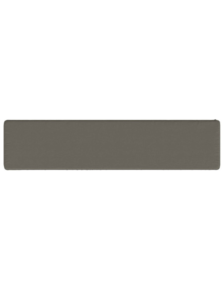Cuscino per Panchina a 1 Pezzo VUGHT 100% Poliestere Grigio