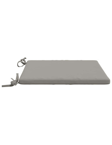 Cuscini per Sedia in 4 Pezzi SOEST 4 pz 100% Poliestere Grigio