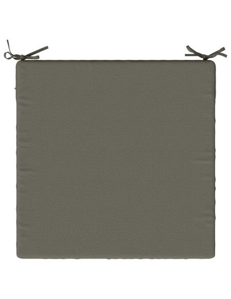 Cuscini per Sedia in 4 Pezzi SOEST 4 pz 100% Poliestere Grigio