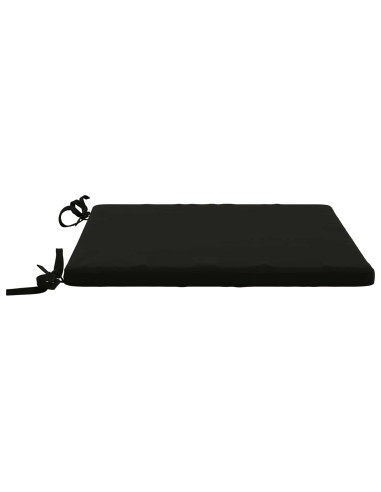 Cuscini per Sedia in 4 Pezzi SOEST 4 pz 100% Poliestere Nero