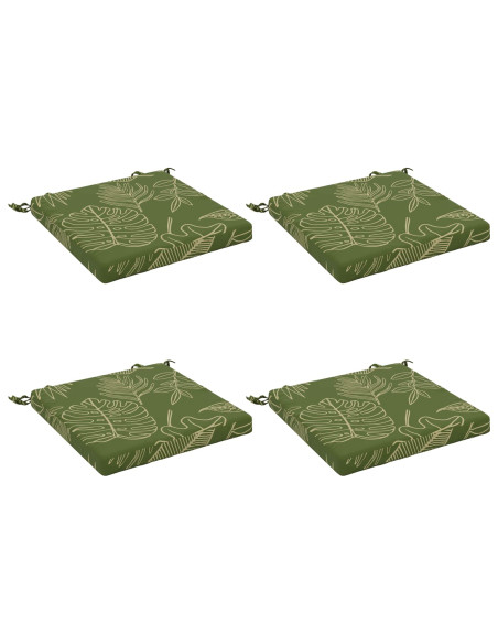Cuscini per Sedia in 4 Pezzi SOEST 4 pz 100% Poliestere