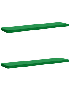 Cuscini per Panchina a 2 Pezzi VUGHT 2 pz 100% Poliestere Verde