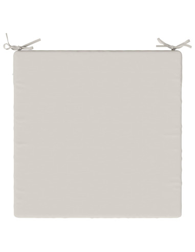 Cuscini per Sedia in 4 Pezzi SOEST 4 pz 100% Poliestere Bianco