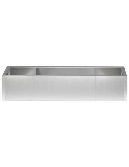 Muro di contenimento 6 pz 200 x 100 x 50 cm Acciaio Inox