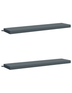 Cuscini per Panchina a 2 Pezzi SOEST 2 pz 100% Poliestere Blu