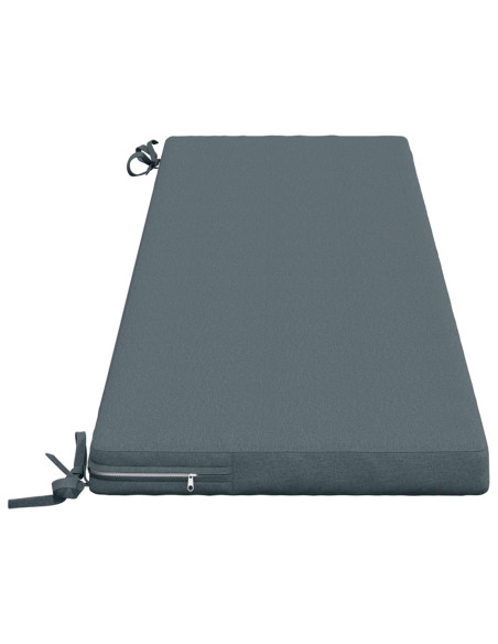 Cuscini per Panchina a 2 Pezzi SOEST 2 pz 100% Poliestere Blu