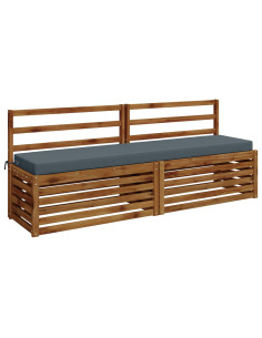 Cuscini per Panchina a 2 Pezzi SOEST 2 pz 100% Poliestere Blu 2