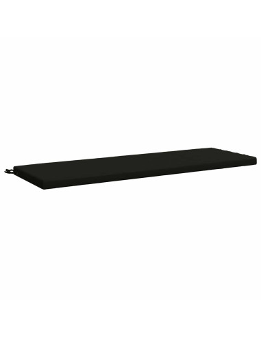 Cuscini per Panchina a 2 Pezzi SOEST 2 pz 100% Poliestere Nero