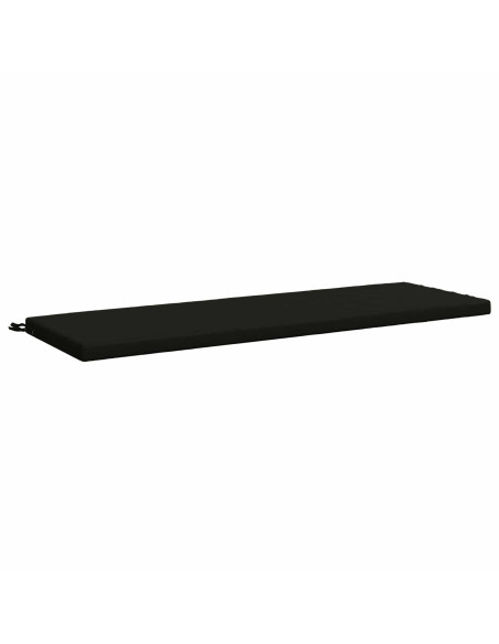 Cuscini per Panchina a 2 Pezzi SOEST 2 pz 100% Poliestere Nero