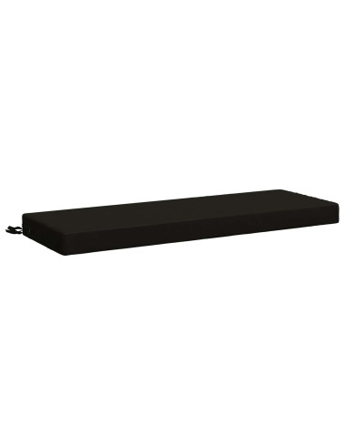Cuscini per Panchina a 2 Pezzi SOEST 2 pz 100% Poliestere Nero