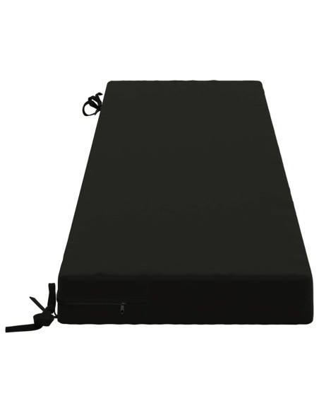 Cuscini per Panchina a 2 Pezzi SOEST 2 pz 100% Poliestere Nero