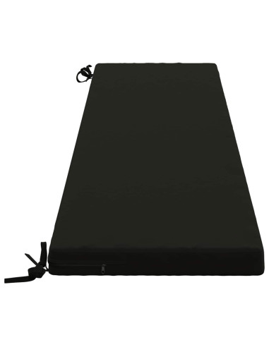 Cuscini per Panchina a 2 Pezzi SOEST 2 pz 100% Poliestere Nero