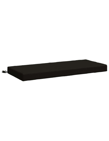 Cuscini per Panchina a 2 Pezzi SOEST 2 pz 100% Poliestere Nero