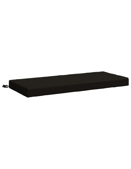 Cuscini per Panchina a 2 Pezzi SOEST 2 pz 100% Poliestere Nero