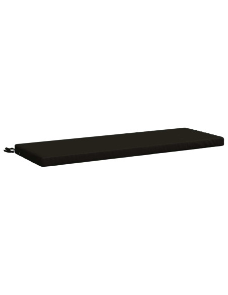 Cuscini per Panchina a 2 Pezzi SOEST 2 pz 100% Poliestere Nero