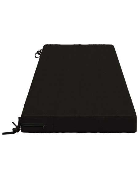 Cuscini per Panchina a 2 Pezzi SOEST 2 pz 100% Poliestere Nero