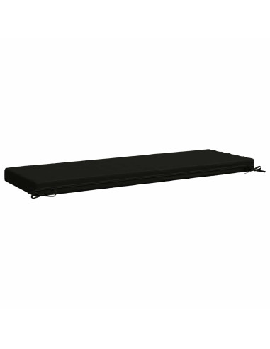 Cuscini per Panchina a 2 Pezzi SOEST 2 pz 100% Poliestere Nero