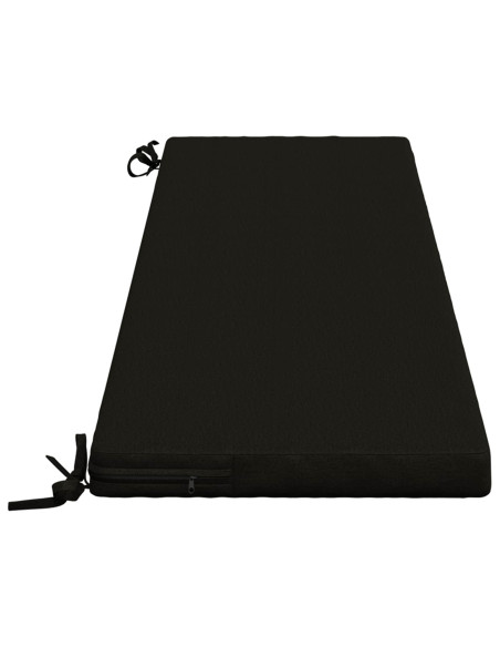Cuscini per Panchina a 2 Pezzi SOEST 2 pz 100% Poliestere Nero