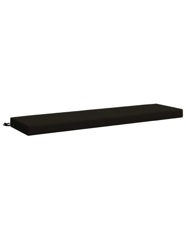 Cuscini per Panchina a 2 Pezzi SOEST 2 pz 100% Poliestere Nero