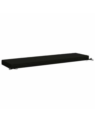 Cuscini per Panchina a 2 Pezzi SOEST 2 pz 100% Poliestere Nero