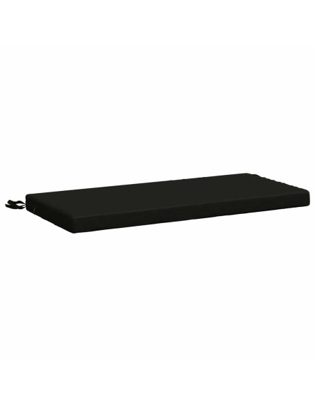 Cuscini per Panchina a 2 Pezzi SOEST 2 pz 100% Poliestere Nero