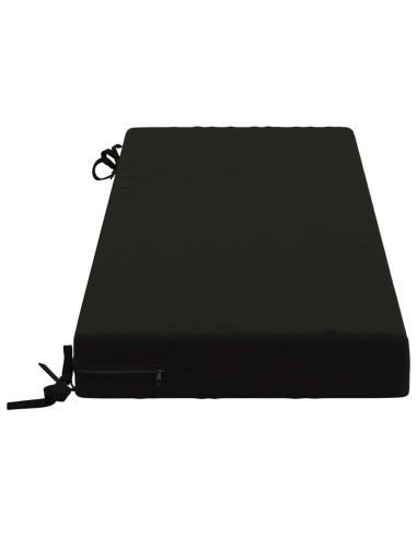 Cuscini per Panchina a 2 Pezzi SOEST 2 pz 100% Poliestere Nero