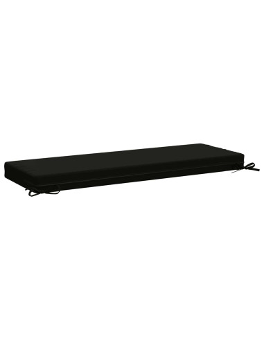 Cuscini per Panchina a 2 Pezzi SOEST 2 pz 100% Poliestere Nero