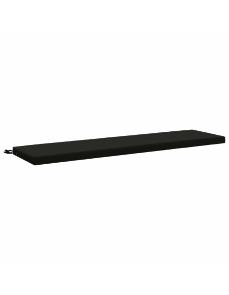 Cuscini per Panchina a 2 Pezzi SOEST 2 pz 100% Poliestere Nero