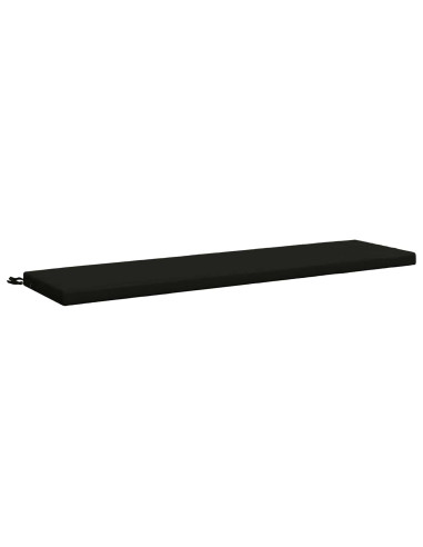 Cuscini per Panchina a 2 Pezzi SOEST 2 pz 100% Poliestere Nero