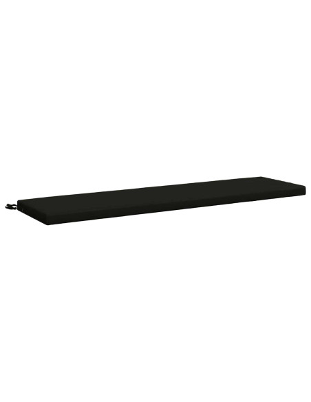 Cuscini per Panchina a 2 Pezzi SOEST 2 pz 100% Poliestere Nero