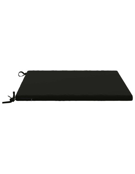 Cuscini per Sedia in 4 Pezzi SOEST 4 pz 100% Poliestere Nero