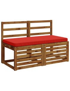 Cuscino per Panchina a 1 Pezzo VUGHT 100% Poliestere Rosso 2