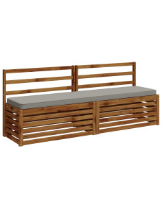 Cuscino per Panchina a 1 Pezzo VUGHT 100% Poliestere Grigio 2