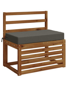 Cuscino per la seduta SOEST 100% Poliestere Grigio 2