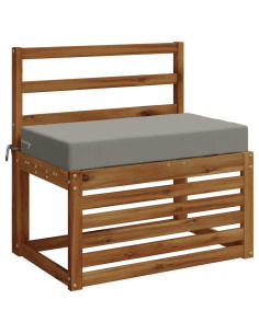 Cuscino per la seduta SOEST 100% Poliestere Grigio 2