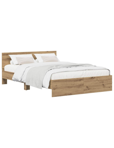 Struttura letto con testata Rovere Artigianale 135 x 190 cm