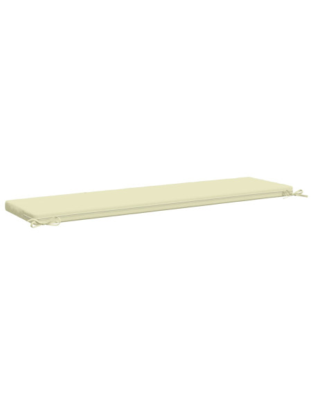 Cuscini per Panchina a 2 Pezzi SOEST 2 pz 100% Poliestere Crema